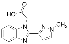 [2-(1-Methyl-1H-pyrazol-3-yl)-1H-benzimidazol-1-yl]acetic Acid