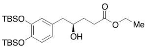 (GammaR)- 3,4-Bis[[(1,1-dimethylethyl)dimethylsilyl]oxy]-Gamma-hydroxybenzenepentanoic Acid Ethyl Ester