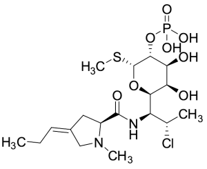 (2R,3R,4S,5R,6R)-6-((1S,2S)-2-Chloro-1-((S)-1-methyl-4-propylidenepyrrolidine-2-carboxamido)propyl)-4,5-dihydroxy-2-(methylthio)tetrahydro-2H-pyran-3-yl Dihydrogen Phosphate