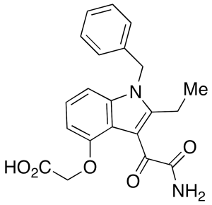 2-[[3-(2-Amino-2-oxoacetyl)-2-ethyl-1-(phenylmethyl)-1H-indol-4-yl]oxy]Acetic Acid