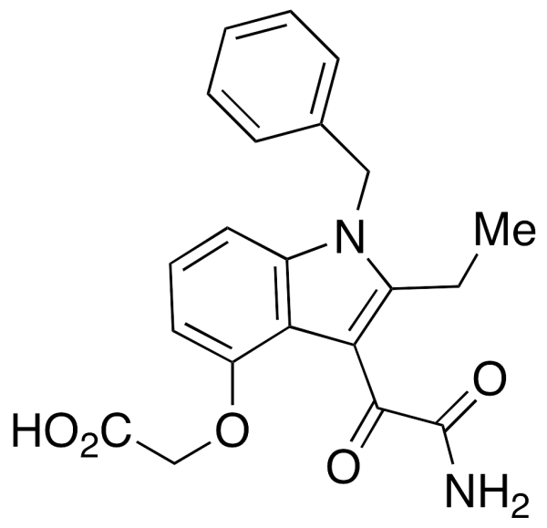 2-[[3-(2-Amino-2-oxoacetyl)-2-ethyl-1-(phenylmethyl)-1H-indol-4-yl]oxy]Acetic Acid
