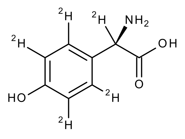 D-Alpha-(4-Hydroxyphenyl-2,3,5,6-d4)glycine-Alpha-d1
