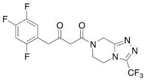 4-Oxo-4-[3-(trifluoromethyl)-5,6-dihydro-[1,2,4]triazolo[4,3-a]pyrazin-7(8H)-yl]-1-(2,4,5-trifluorophenyl)butan-2-one