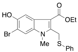 6-Bromo-5-hydroxy-1-methyl-2-[(phenylthio)methyl]-1H-indole-3-carboxylic Acid Ethyl Ester