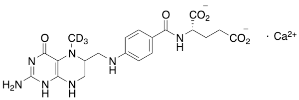 5-(Methyl-d3)tetrahydrofolic Acid Calcium Salt (Mixture of Diastereomers)