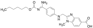 2-[[[4-[(Z)-Amino[[(hexyloxy)carbonyl]imino]methyl]phenyl]amino]methyl]-1-methyl-1H-benzimidazole-5-carboxylic Acid (>90%)