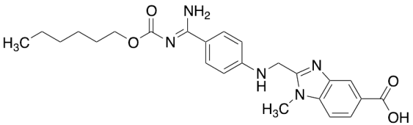 2-[[[4-[(Z)-Amino[[(hexyloxy)carbonyl]imino]methyl]phenyl]amino]methyl]-1-methyl-1H-benzimidazole-5-carboxylic Acid (>90%)