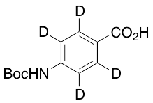 4-(N-tert-Butoxycarbonyl)aminobenzoic Acid-d4