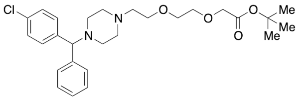 2-(2-(2-(4-((4-Chlorophenyl)(phenyl)methyl)piperazin-1-yl)ethoxy)ethoxy)acetic Acid tert-Butyl Ester