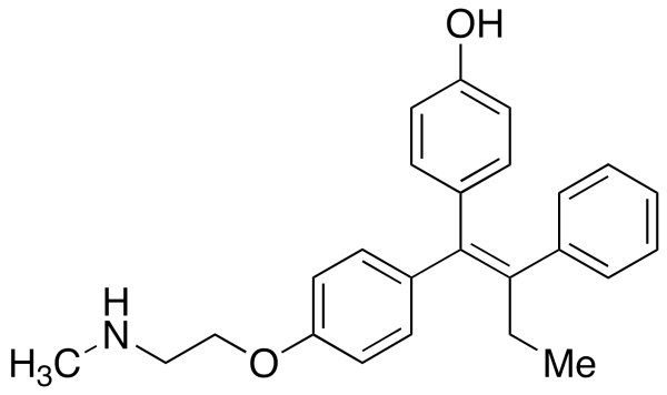 (E)-4-Hydroxy-N-desmethyl Tamoxifen