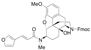 (5Alpha,6Beta)-4,5-Epoxy-6-[[(2E)-3-(3-furanyl)-1-oxo-2-propenyl]methylamino]-14-hydroxy-3-methoxymorphinan-17-carboxylic Acid 9H-Fluoren-9-ylmethyl Ester