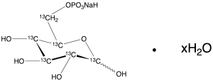 D-Glucose 6-Phosphate-13C6 Sodium Salt Hydrate