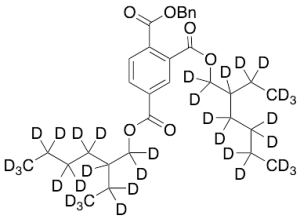 2,4-Bis(2-ethylhexyl) Benzene-1,2,4-tricarboxylic Acid 1-Benzyl Ester-d34