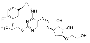 (1S,2S,3R,5S)-3-(7-(((1S,2R)-2-(3,4-Difluorophenyl)cyclopropyl)amino)-5-(propylthio)-3H-[1,2,3]triazolo[4,5-d]pyrimidin-3-yl)-5-(2-hydroxyethoxy)cyclopentane-1,2-diol