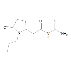 N-(Aminothioxomethyl)-5-oxo-1-propyl-2-pyrrolidineacetamide