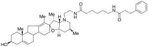 3-Hydroxy-N-aminoethyl-N’-aminocaproyldihydrocinnamoyl Cyclopamine (>90%)