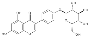 Genistein 4'-b-D-glucopyranoside