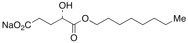 (2S)-2-Hydroxyglutaric Acid Octyl Ester Sodium Salt