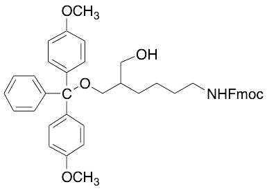 1-O-Dimethoxytrityl-2-(N-Fmoc)-4-Aminobutyl)-1,3-propanediol, >95%