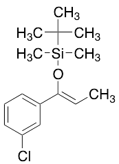 1-Chloro-3-[(1Z)-1-[[(1,1-dimethylethyl)dimethylsilyl]oxy]-1-propen-1-yl]-benzene