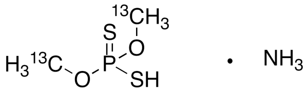 O,O-Dimethyl Dithiophosphate-13C2 Ammonium salt