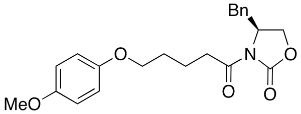 3-[5-(4-Methoxyphenoxy)-1-oxobutyl]-(4S)-4-benzyl-2-oxazolidinone