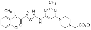 Dasatinib Carboxylic Acid Ethyl Ester