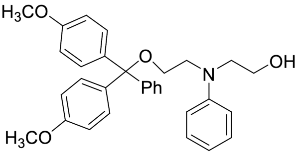 2-((2-(Bis(4-methoxyphenyl)(phenyl)methoxy)ethyl)(phenyl)amino)ethan-1-ol(DMTr-N-phenyldiethanolamine)