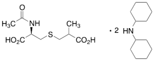 N-Acetyl-S-(2-carboxypropyl)-L-cysteine Bis(dicyclohexylammonium) Salt(Mixture of Diastereomers)