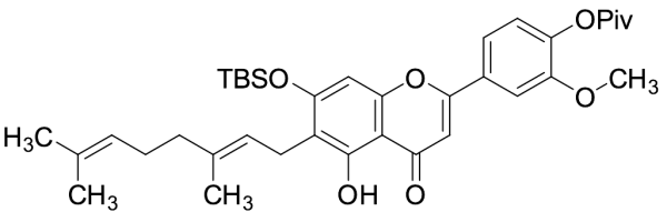 7-(tert-Butyldimethylsilyl)oxy Cannflavin A Pivalate