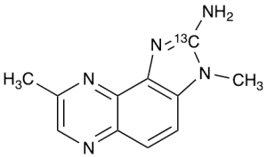 2-Amino-3,8-dimethylimidazo[4,5-f]quinoxaline-2-13C