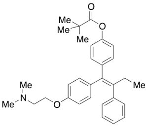 (E)-1-[4-[2-(N,N-Dimethylamino)ethoxy]phenyl]-1-[4-(trimethylacetoxy)phenyl]-2-phenylbut-1-ene