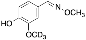 4-Hydroxy-3-methoxy-d3-benzaldehyde O-Methyloxime