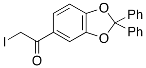 1-(2,2-Diphenyl-1,3-benzodioxol-5-yl)-2-iodoethanone