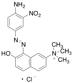 8-((4-Amino-3-nitrophenyl)diazenyl)-7-hydroxy-N,N,N-trimethylnaphthalen-2-aminium Chloride (Technical Grade)