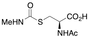 N-Acetyl-S-(N-methylcarbamoyl)-L-cysteine