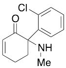 6-(2-Chlorophenyl)-6-(methylamino)-2-cyclohexen-1-one