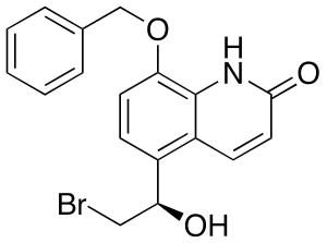 8-Benzyloxy-5-((R)-2-bromo-1-hydroxyethyl)-1H-quinolinone