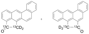 Benz[j]aceanthrylen-2(1H)-one13C2,d2 and Benz[e]aceanthrylen-6(5H)-one13C2,d2