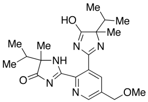 2,3-Bis(1,5-dihydro-5-methyl-5-(1-methylethyl-4H-Imadazol-4-one)-5-methoxymethyl Pyridine (Imazamox Impurity)