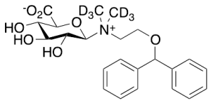 Diphenhydramine-d6 N-Beta-D-Glucuronide