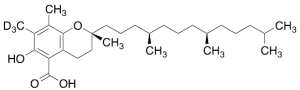 (2R)-3,4-Dihydro-6-hydroxy-2,8-dimethyl-7-(methyl-d3)-2-[(4R,8R)-4,8,12-trimethyltridecyl]-2H-1-benzopyran-5-carboxylic-d3 Acid