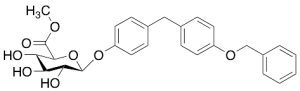 4-[[4-(Phenylmethoxy)phenyl]methyl]-phenol O-Alpha-D-Glucuronic Acid Methyl Ester