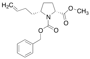 (2R,5R)-1-Benzyl 2-Methyl 5-(but-3-en-1-yl)pyrrolidine-1,2-dicarboxylate