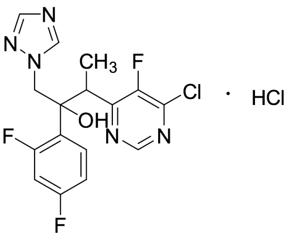 rac-6-Chloro Voriconazole Hydrochloride