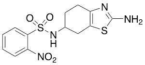 N-2-Amino-4,5,6,7-tetrahydro-6-benzothiazolyl]-2-nitrobenzenesulfonamide