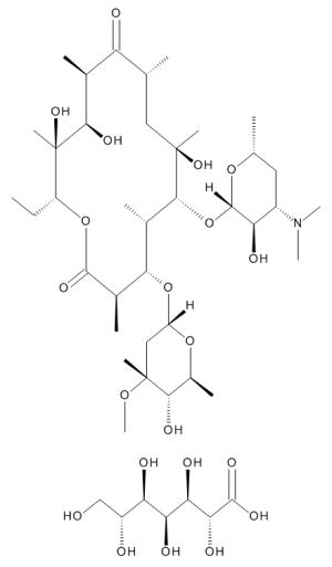 Erythromycin Glucoheptonate