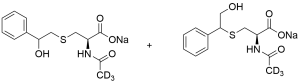 N-Acetyl-S-(2-hydroxy-1-phenylethyl)-L-cysteine-d3 + N-Acetyl-S-(2-hydroxy-2-phenylethyl)-L-cysteine-d3 (Mixture)