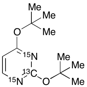 2,4-Bis(1,1-dimethylethoxy)pyrimidine-13C,15N2