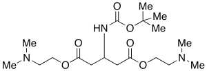 [3-(N,N-Dimethylamino)ethylamino-1-(2-N,N-Dimethylamino)ethylamino)-2-oxoethyl]-3-oxopropyl-carbamic Acid tert-Butyl Ester